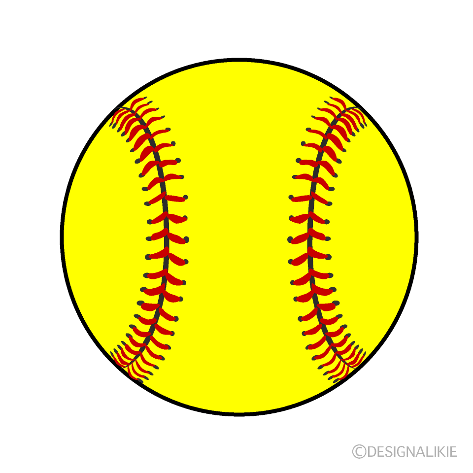 Softball Symbol Clip Art Free Png Image Illustoon