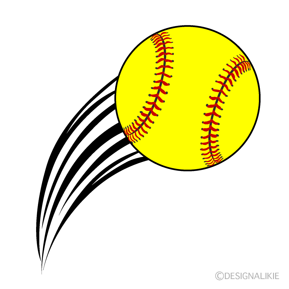 clipart of softball