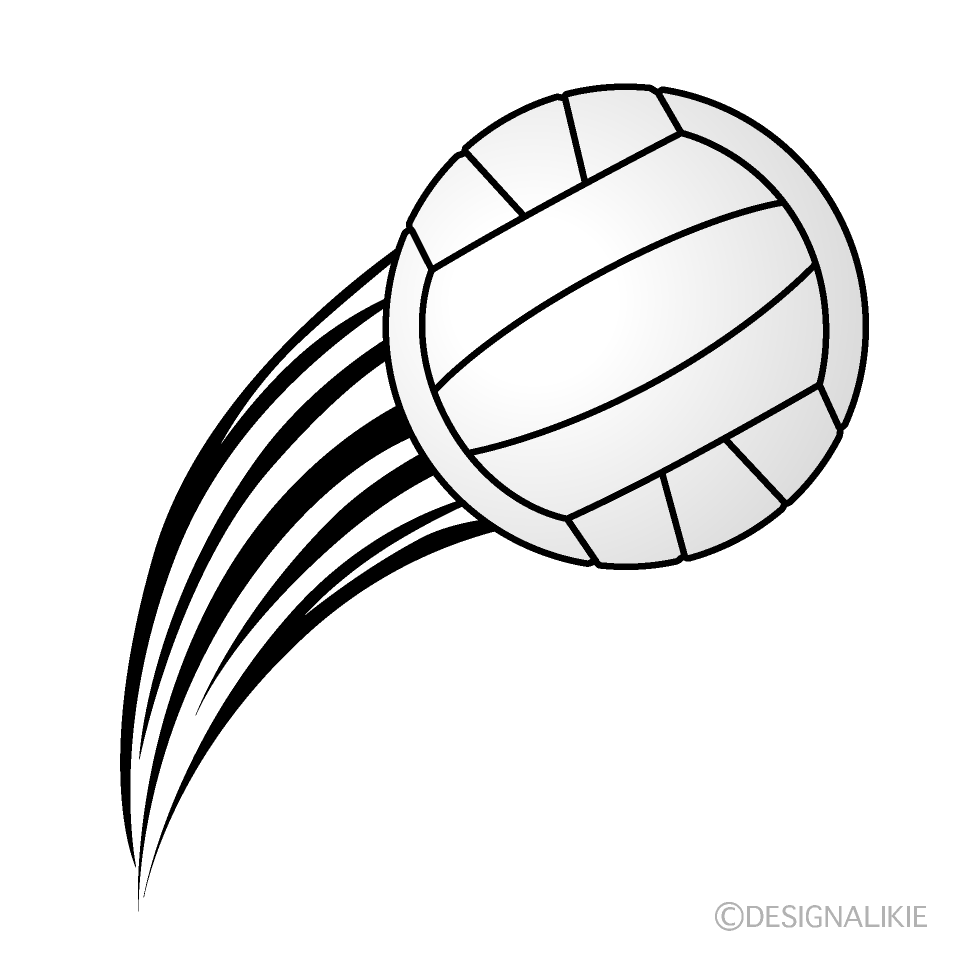 Serving Volleyball Clip Art Free PNG Image｜Illustoon