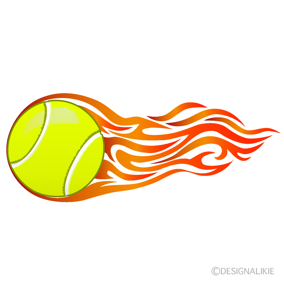 Flame Tennis Ball