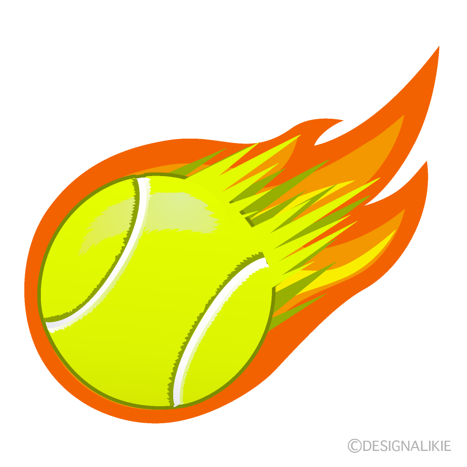 Fire Tennis Ball