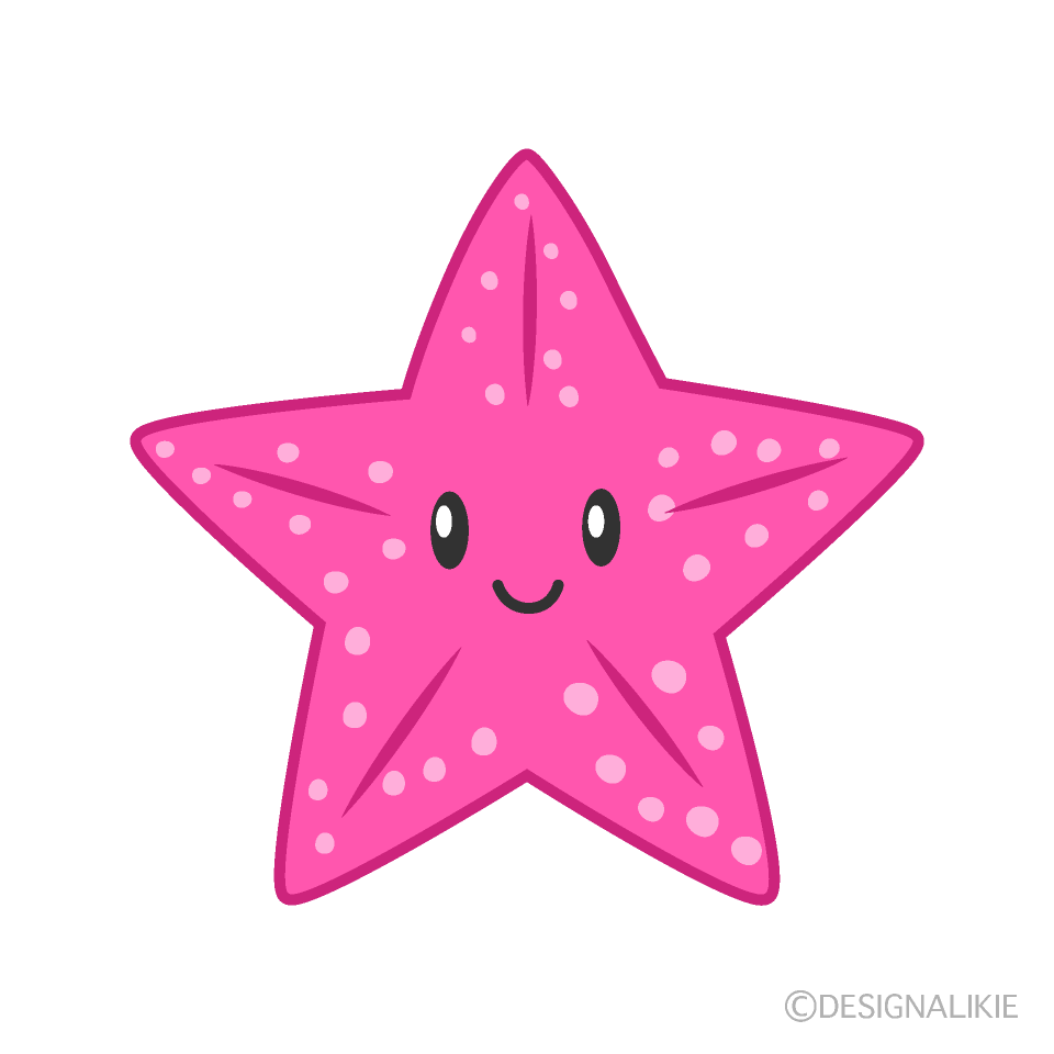 Cute Pink Starfish