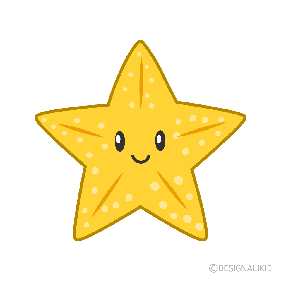 Cute Yellow Starfish