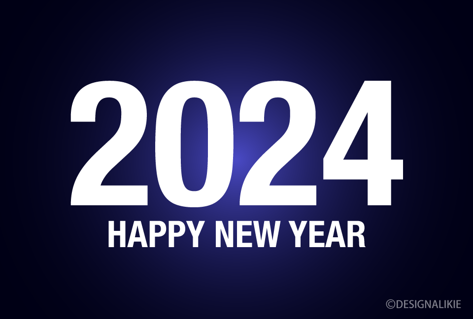 Happy New Year 2023 on Dark