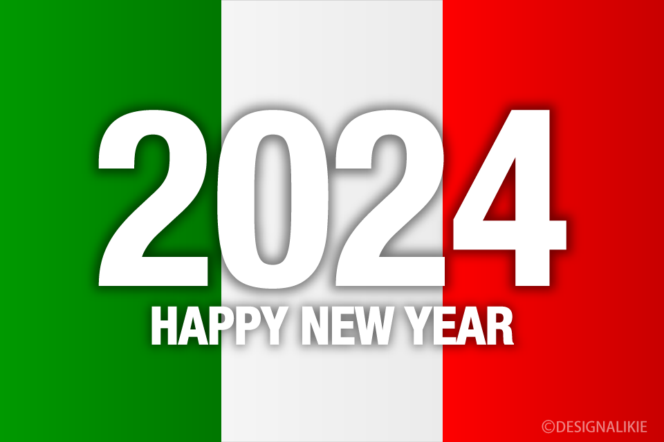 Happy New Year 2024 on Italy