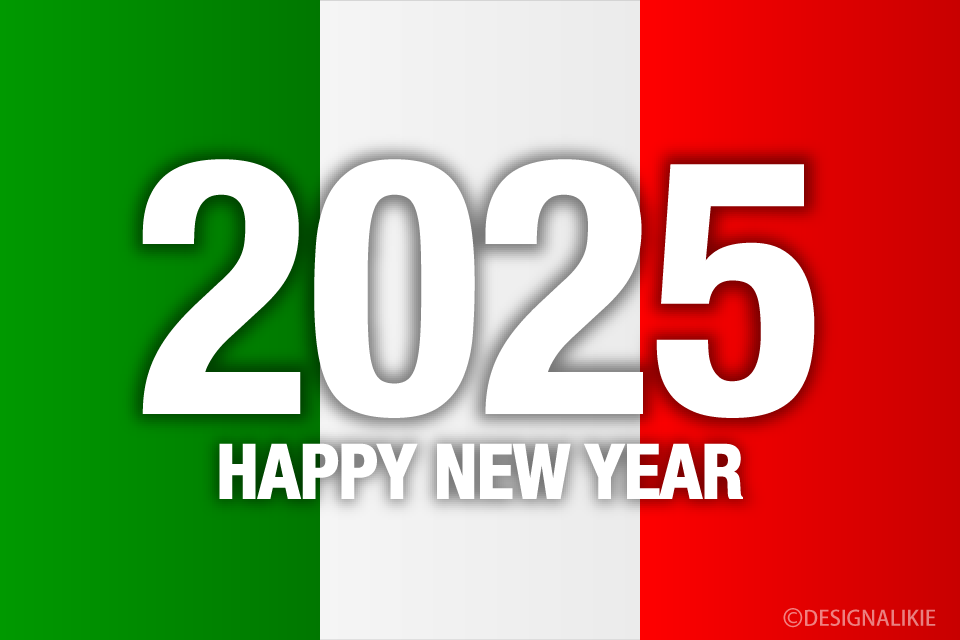 Happy New Year 2024 on Italy