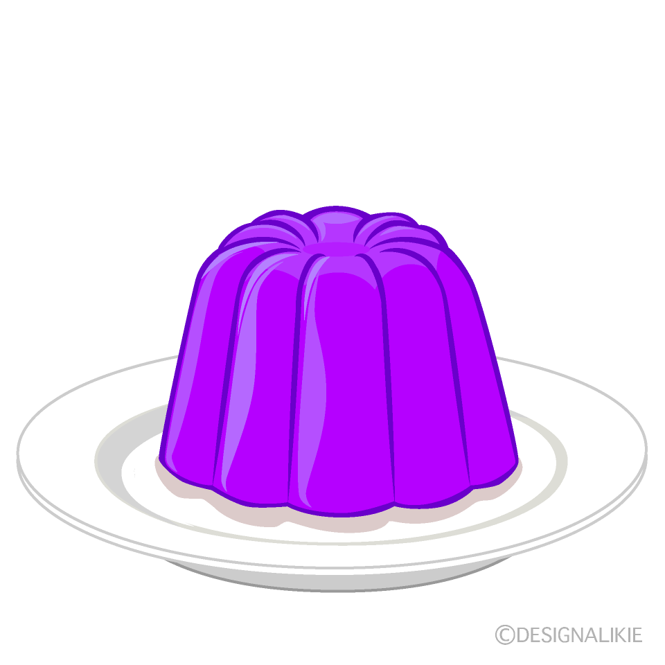 Purple Jelly on Plate