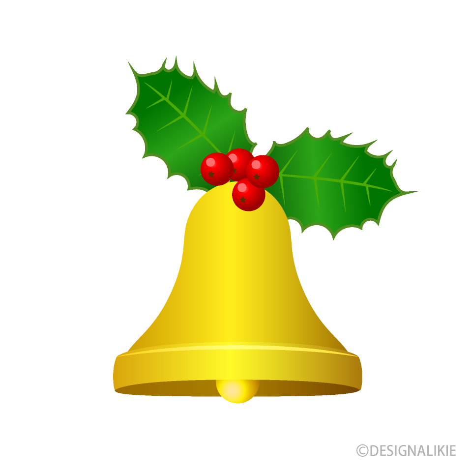 christmas holly bells clip art