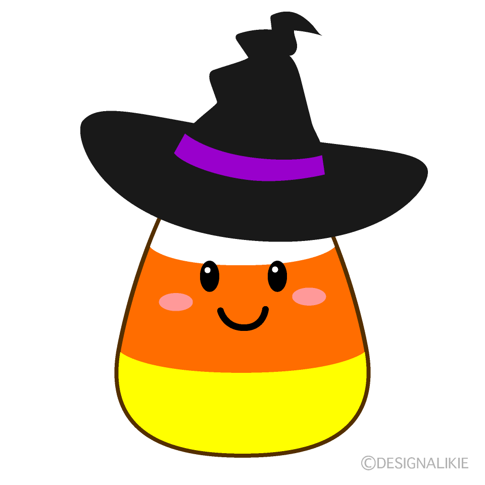 Candy Corn with Hat