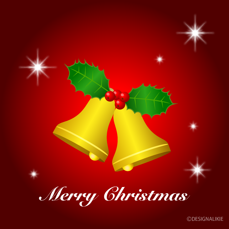 Bell Merry Christmas Greeting