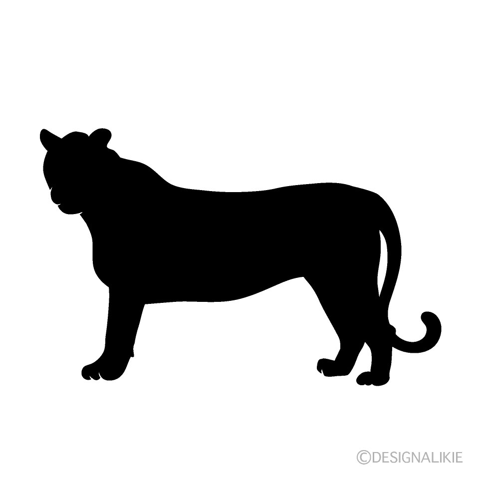 Tiger Silhouette Silhouette Free Png Image Illustoon