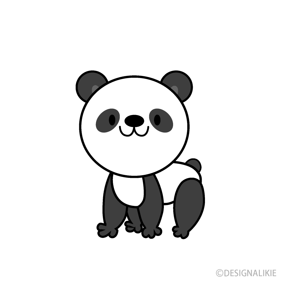Cute Panda Clip Art Free Png Image Illustoon