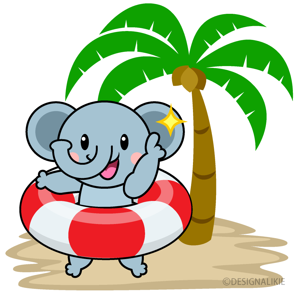 Elephant on the Beach