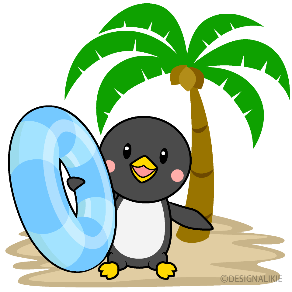 Beach Cartoon png download - 983*1600 - Free Transparent Penguin png  Download. - CleanPNG / KissPNG