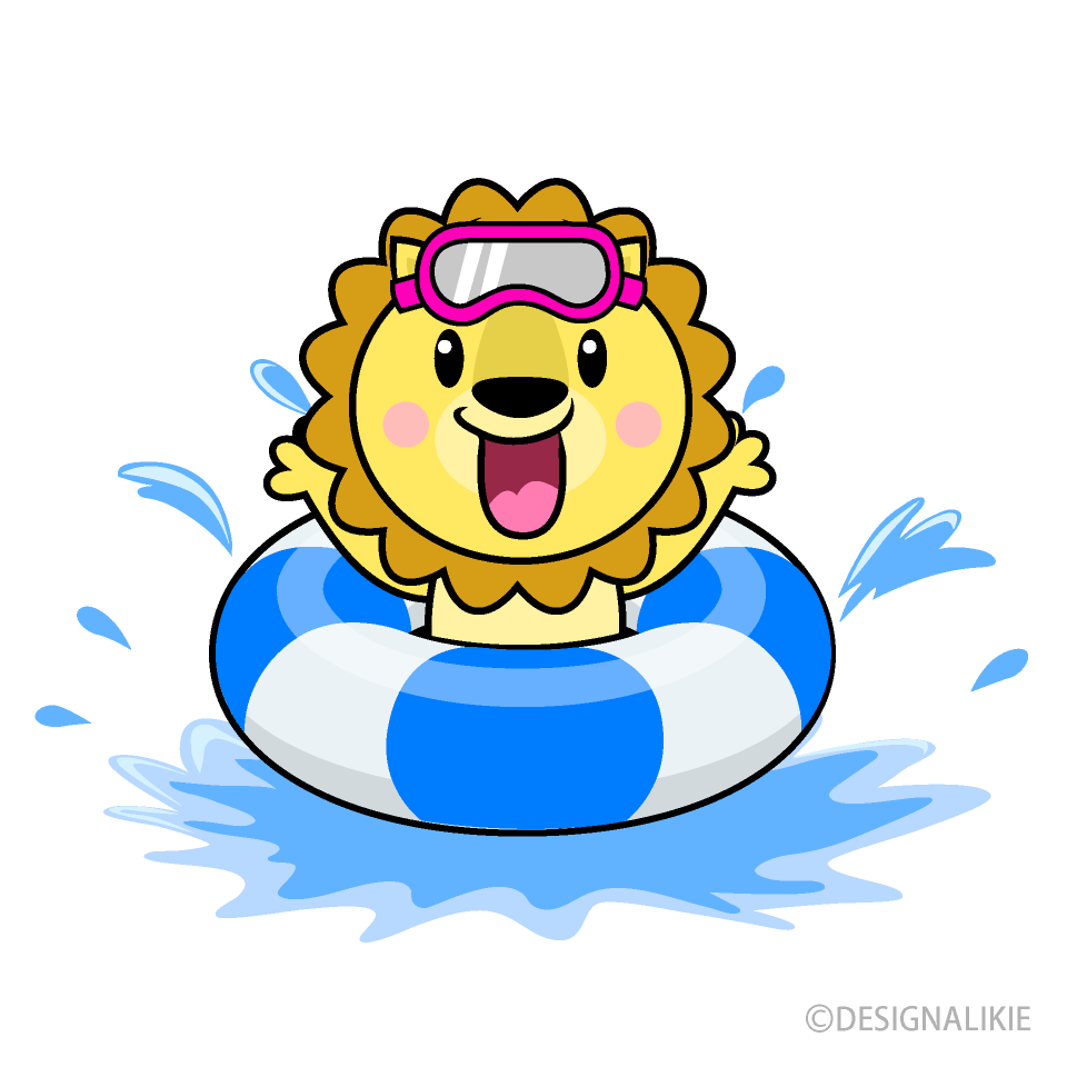 Lion in the Sea