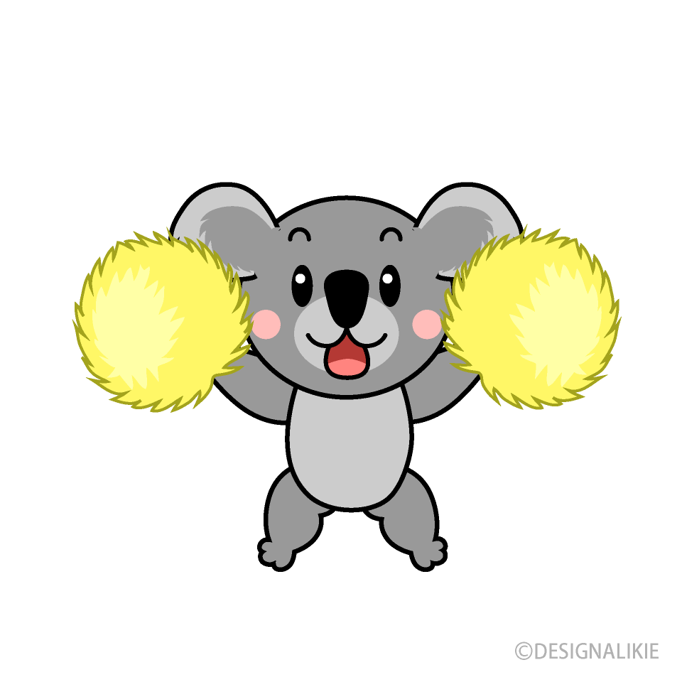 Cheering Koala
