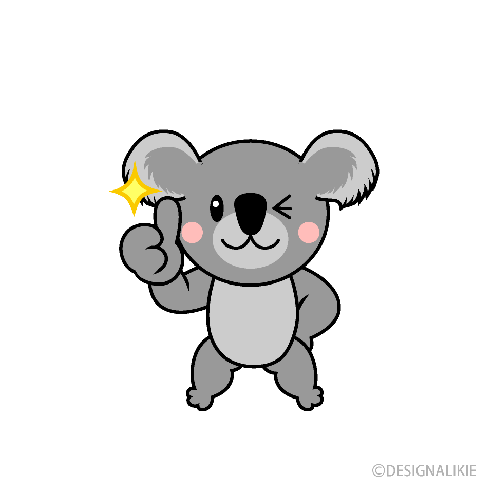 Thumbs up Koala