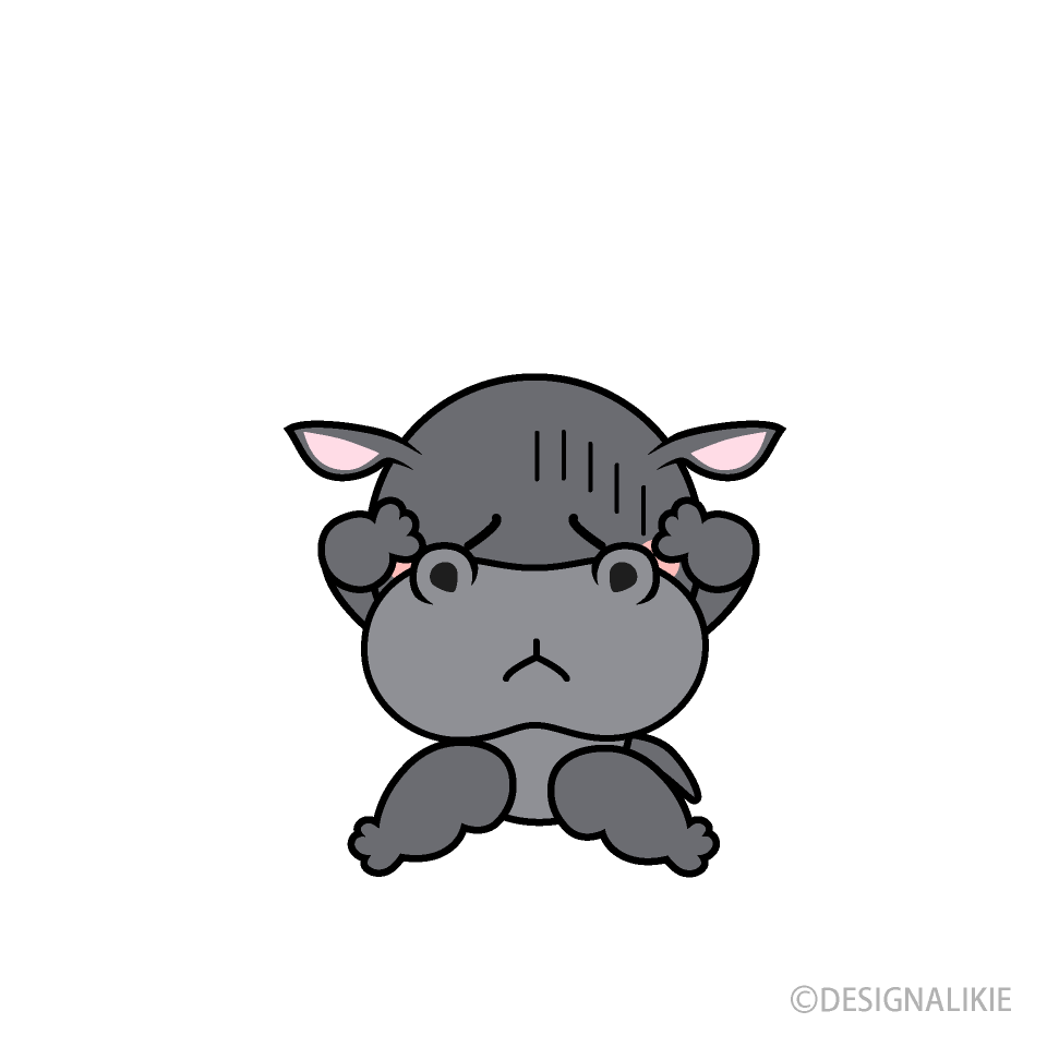 Hipopótamo deprimido