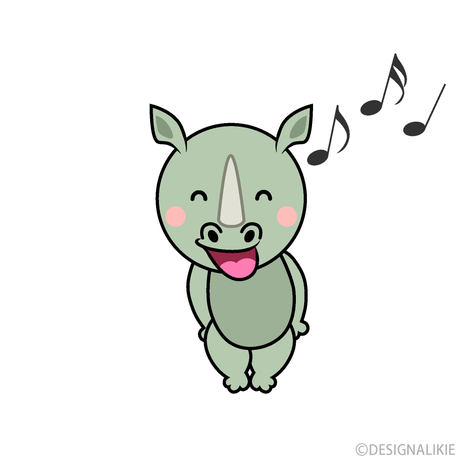 Rinoceronte cantando