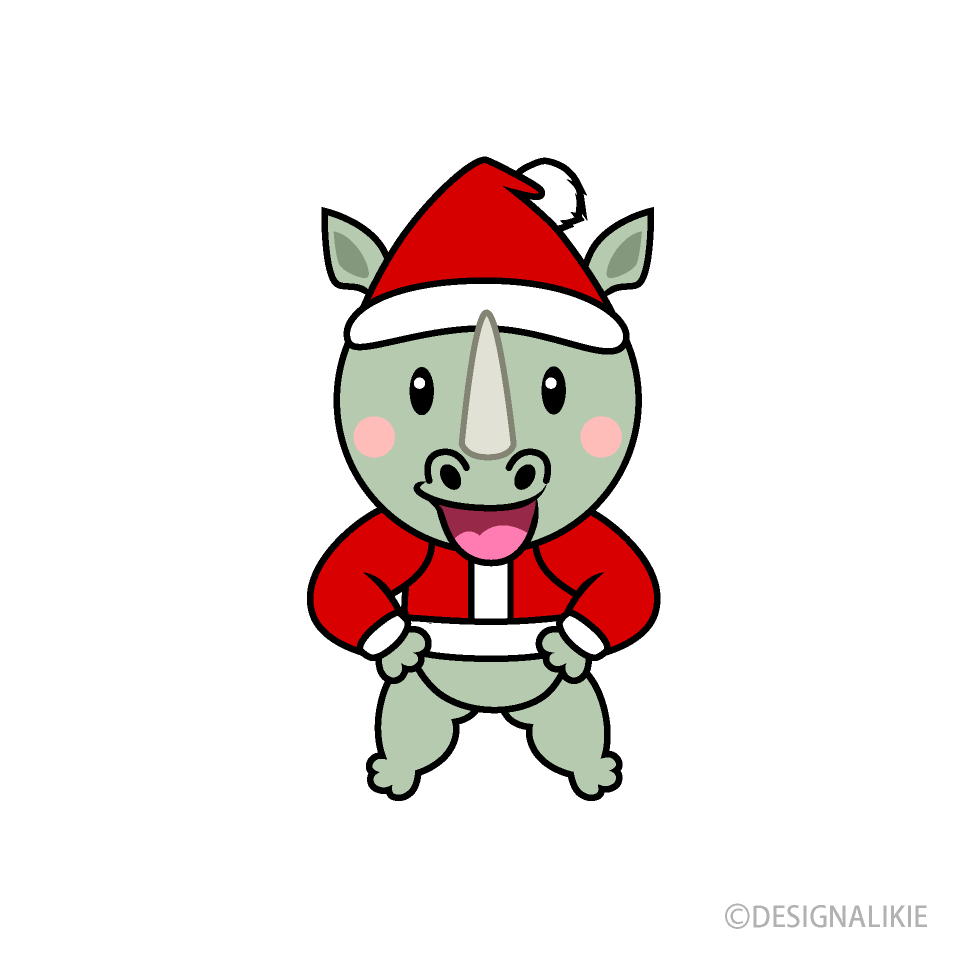 Rinoceronte de navidad