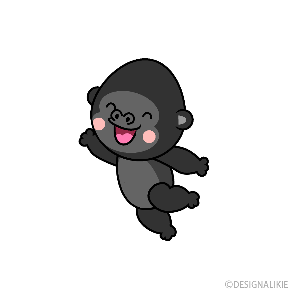 gorilla clipart cute free