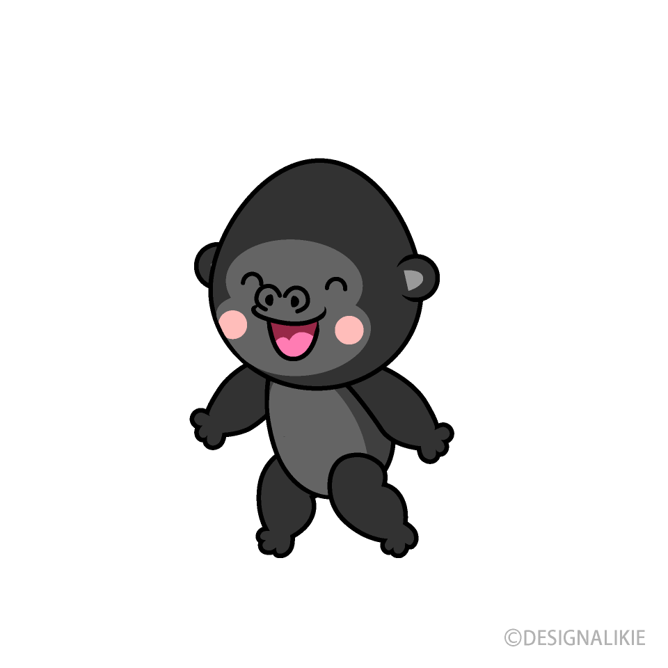 Gorila caminando