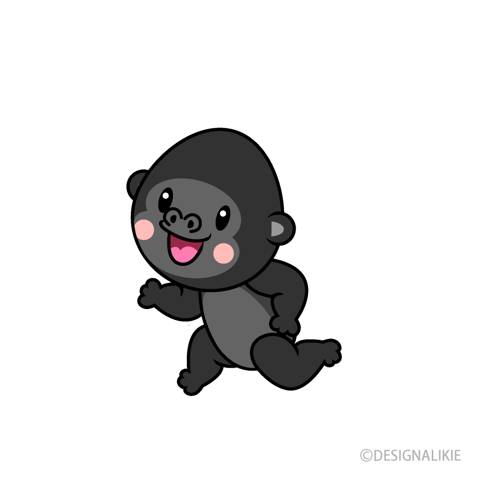 Gorila corriendo