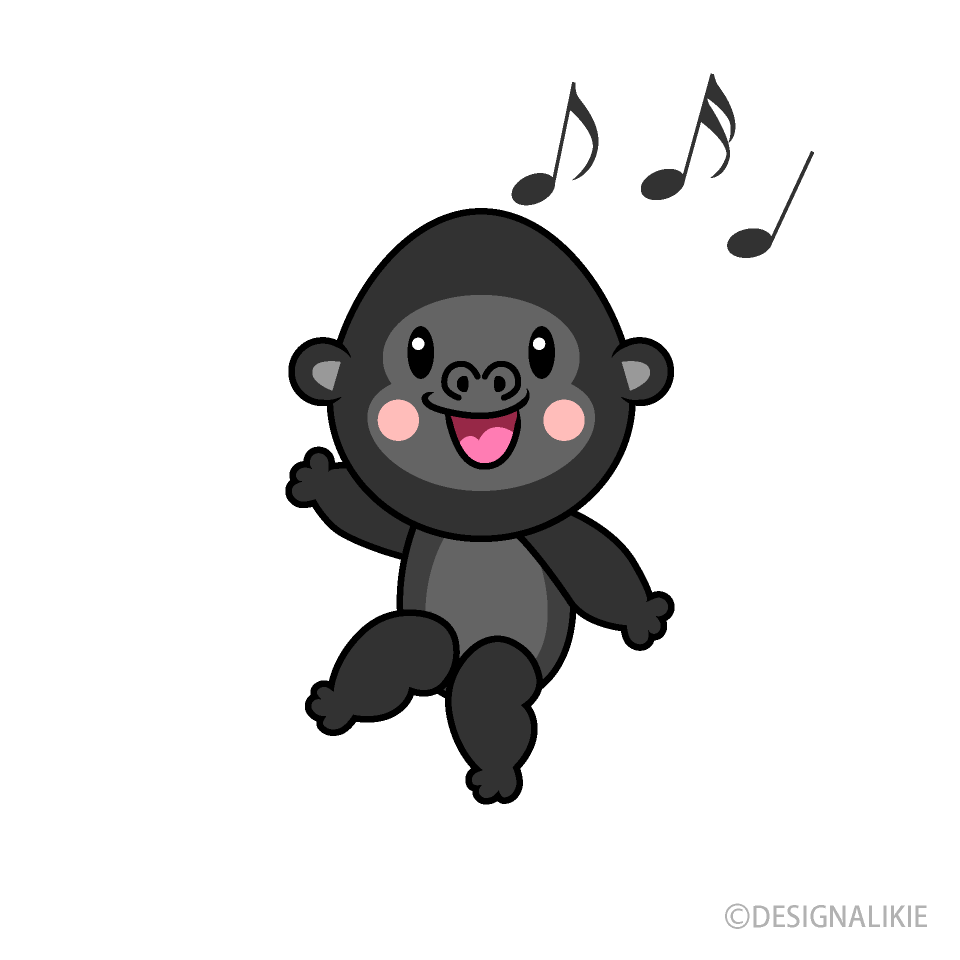 Gorila bailando
