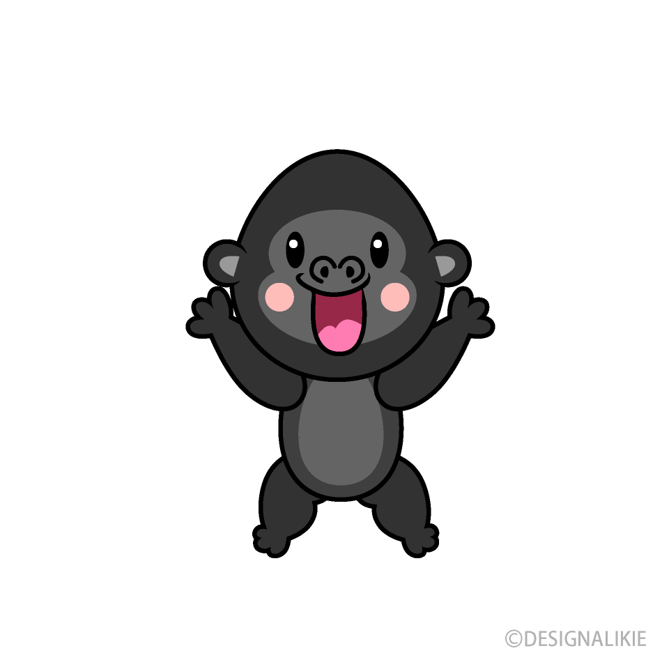 Gorila emocionado Gratis Animados ES