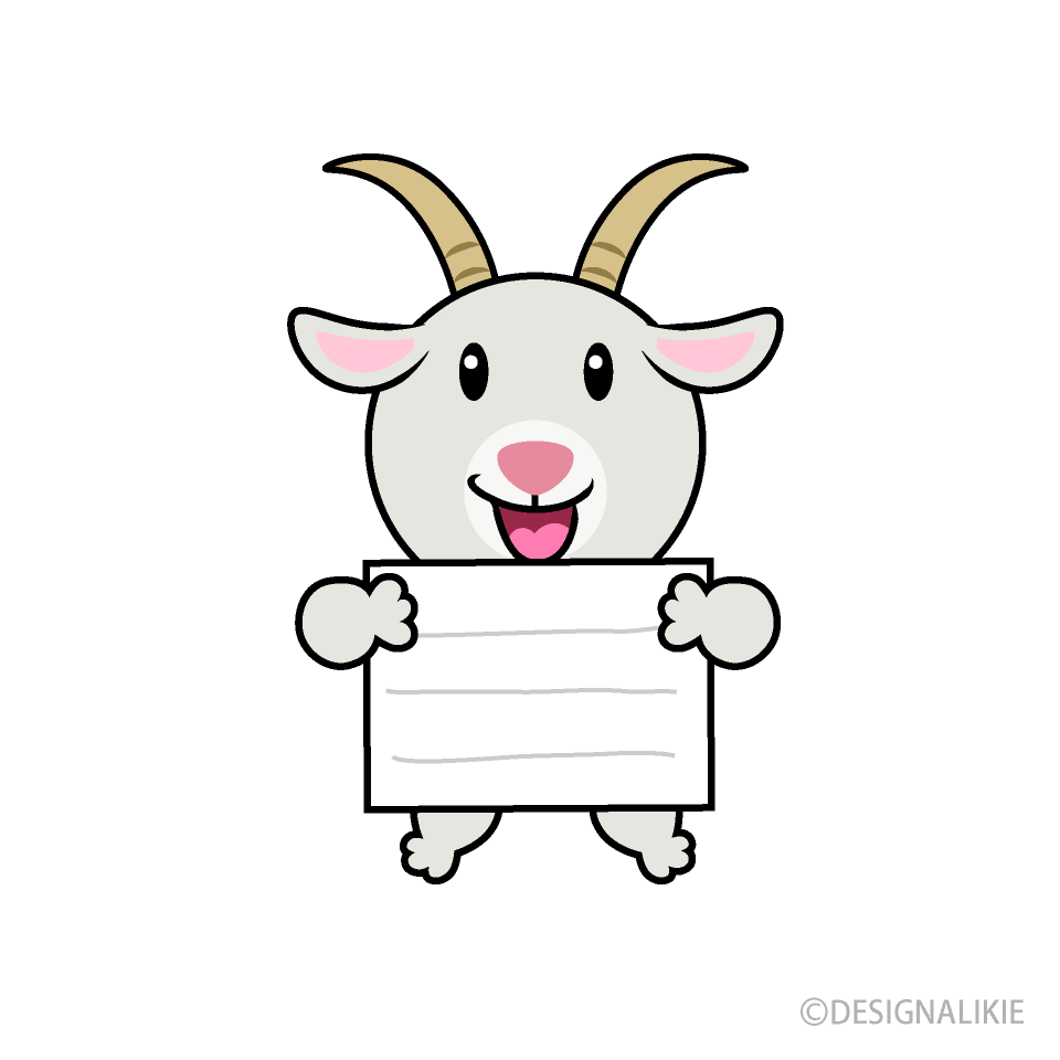 Guide Goat Cartoon Free PNG Image｜Illustoon