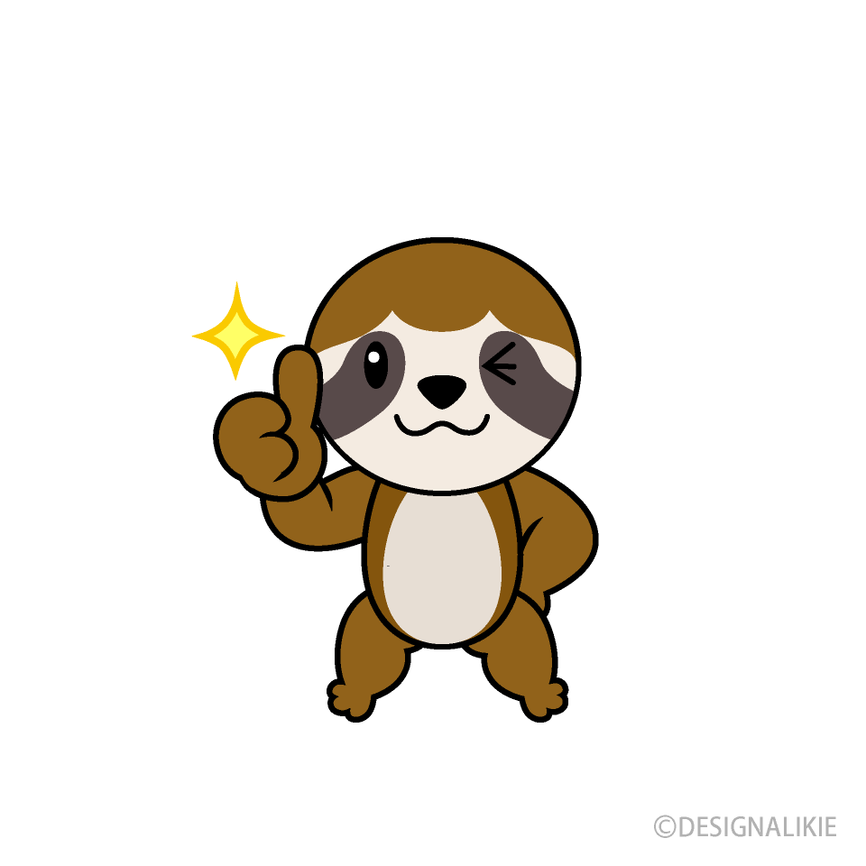Thumbs up Sloth