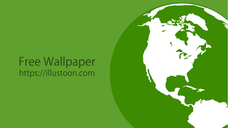 Green Earth Background Free PNG Image｜Illustoon