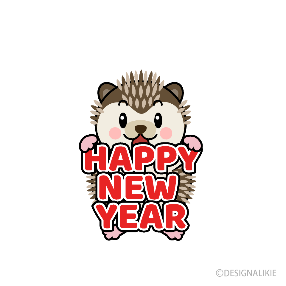 New Year Hedgehog