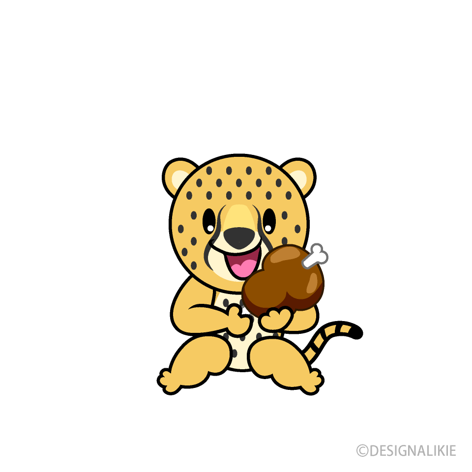 Eatting Cheetah