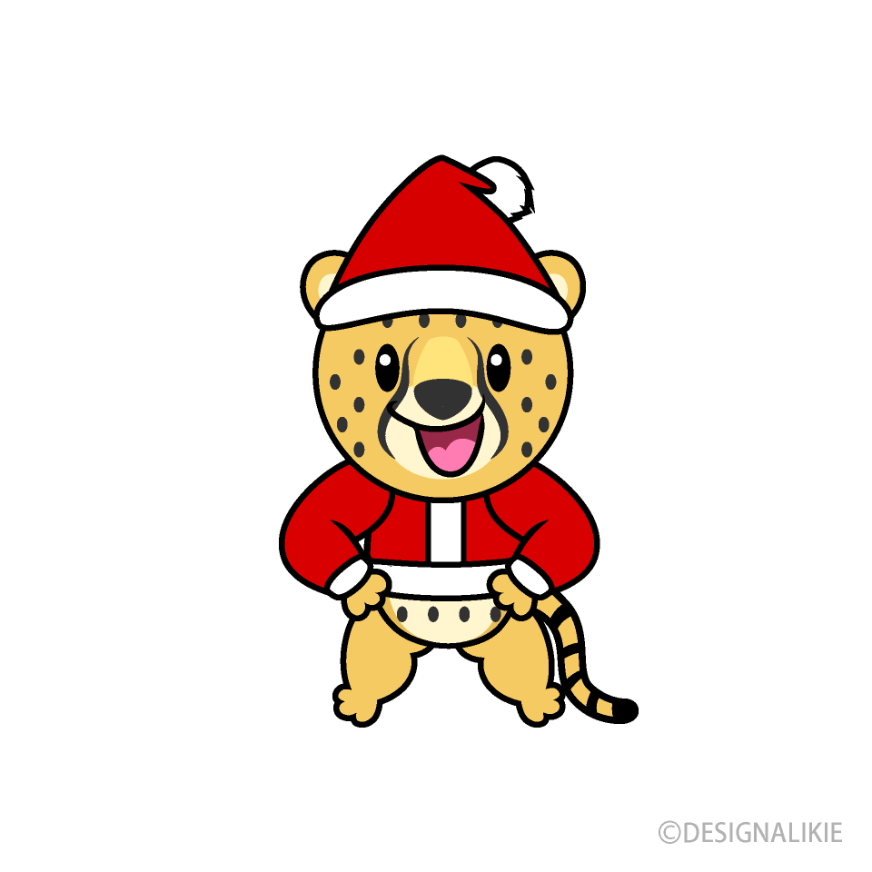 Christmas Cheetah