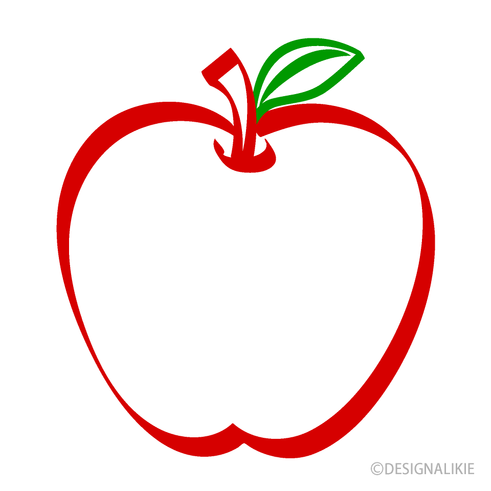 Line Drawing Apple