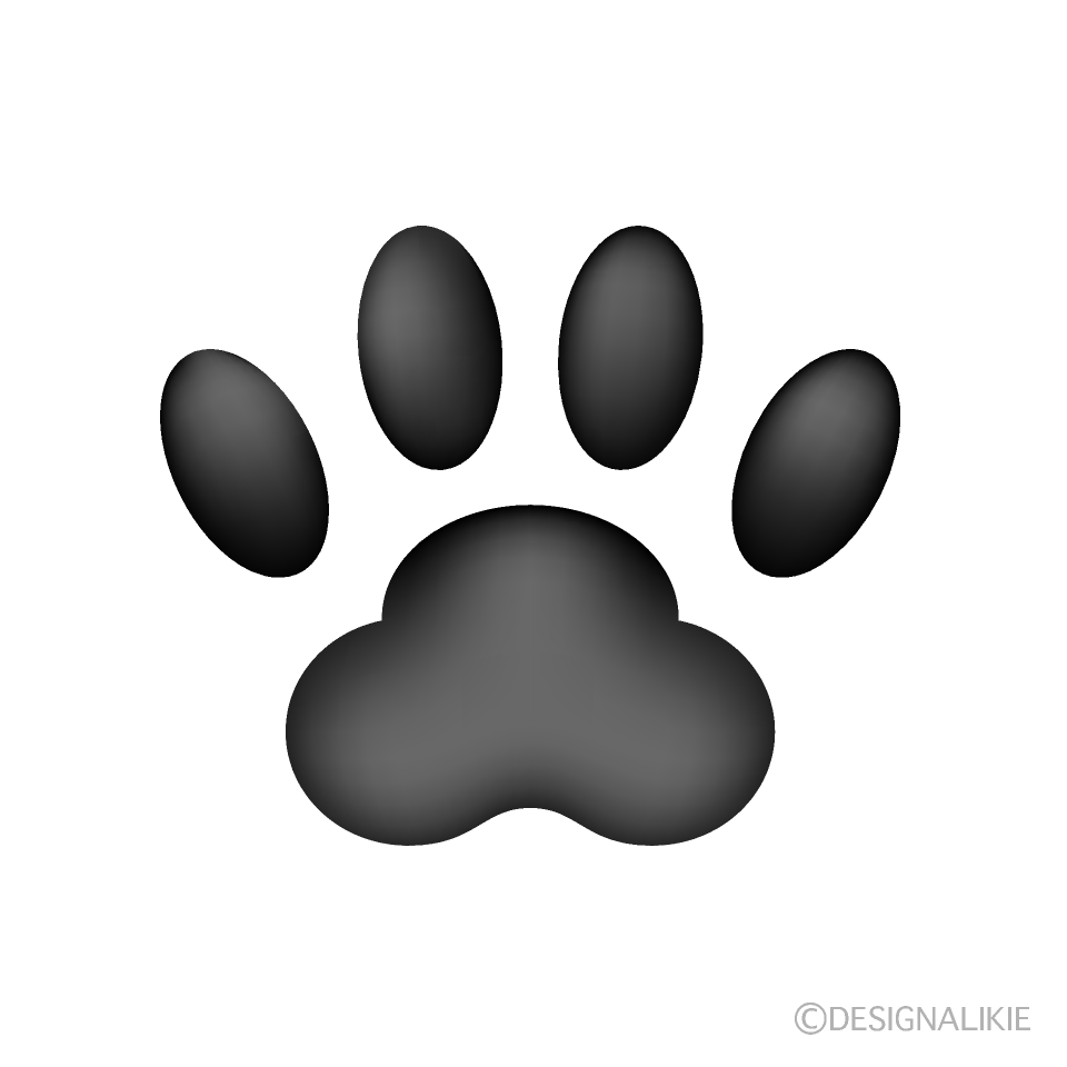 clipart of dog footprints