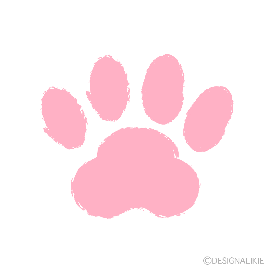 Pink Paw Print