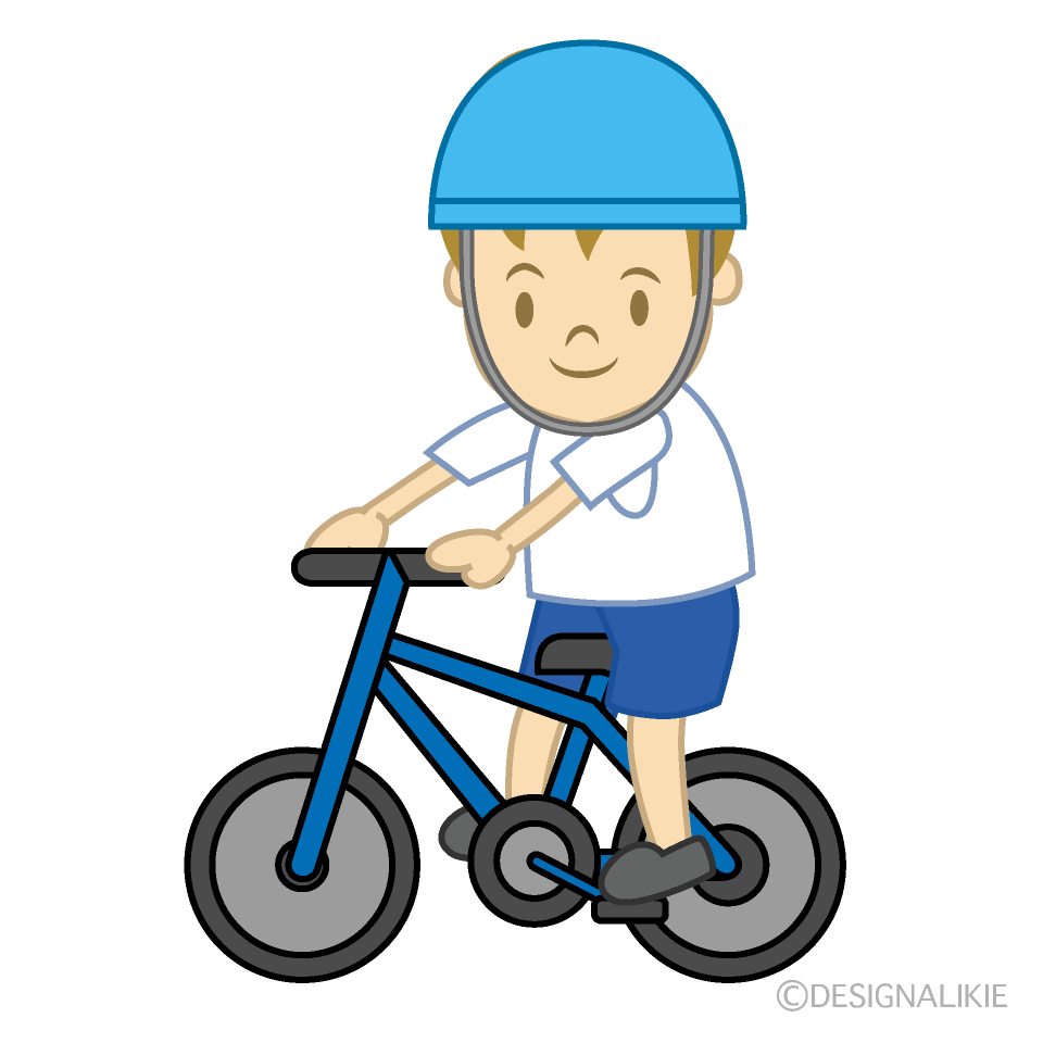 Niño en bicicleta Gratis Dibujos Animados Imágene｜Illustoon ES