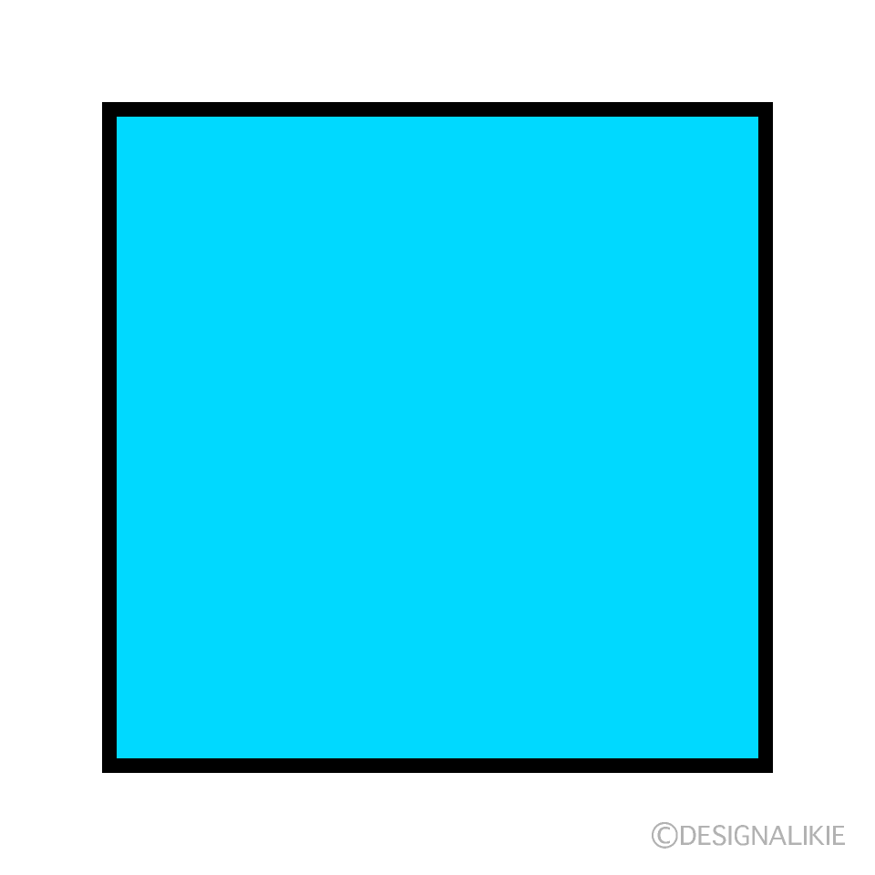 Cuadrado azul claro