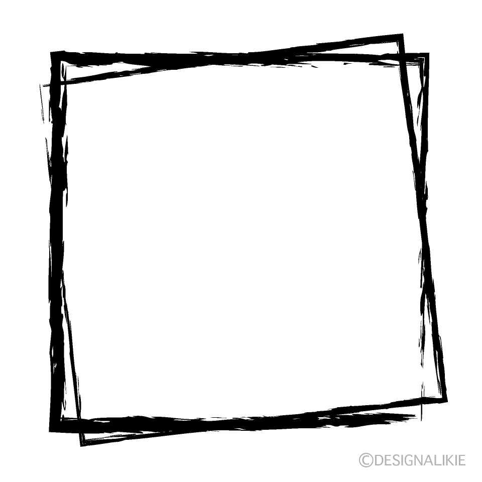 Rectangle Shape Black and White Clip Art Free PNG Image｜Illustoon