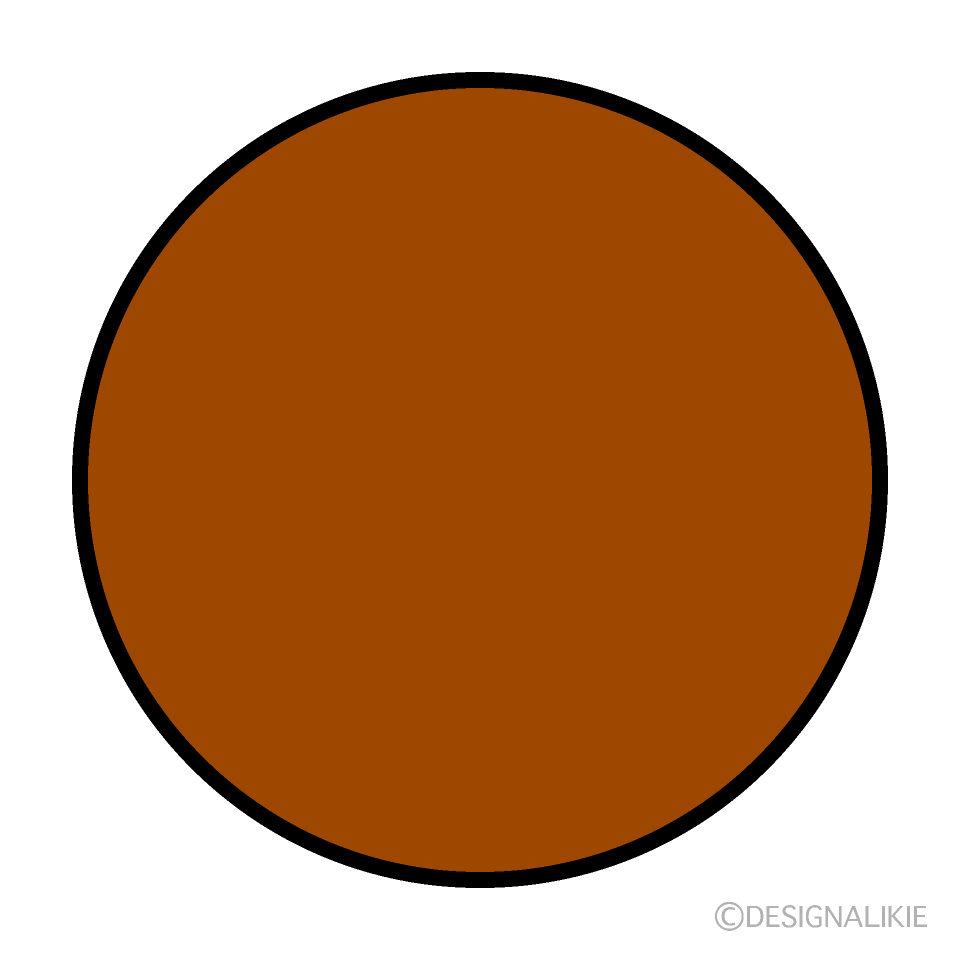 Círculo marrón