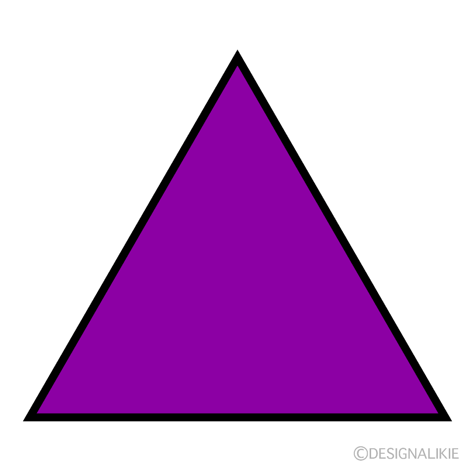 purple triangle clip art