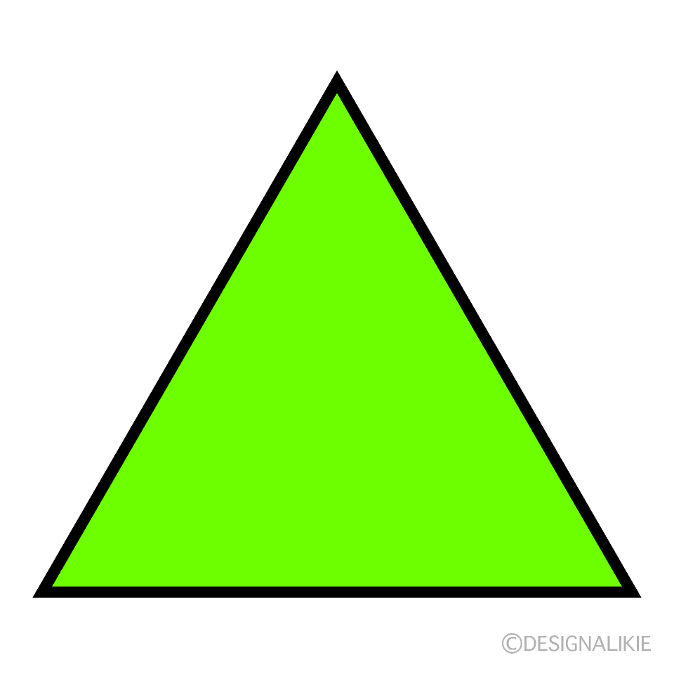 Triángulo verde amarillo