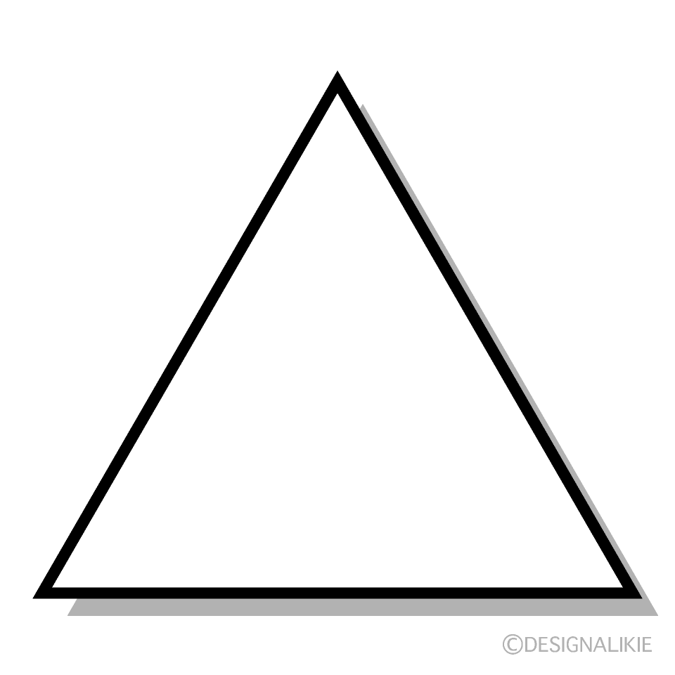 Triángulo sombreado