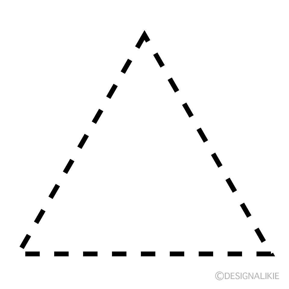 Triángulo punteado