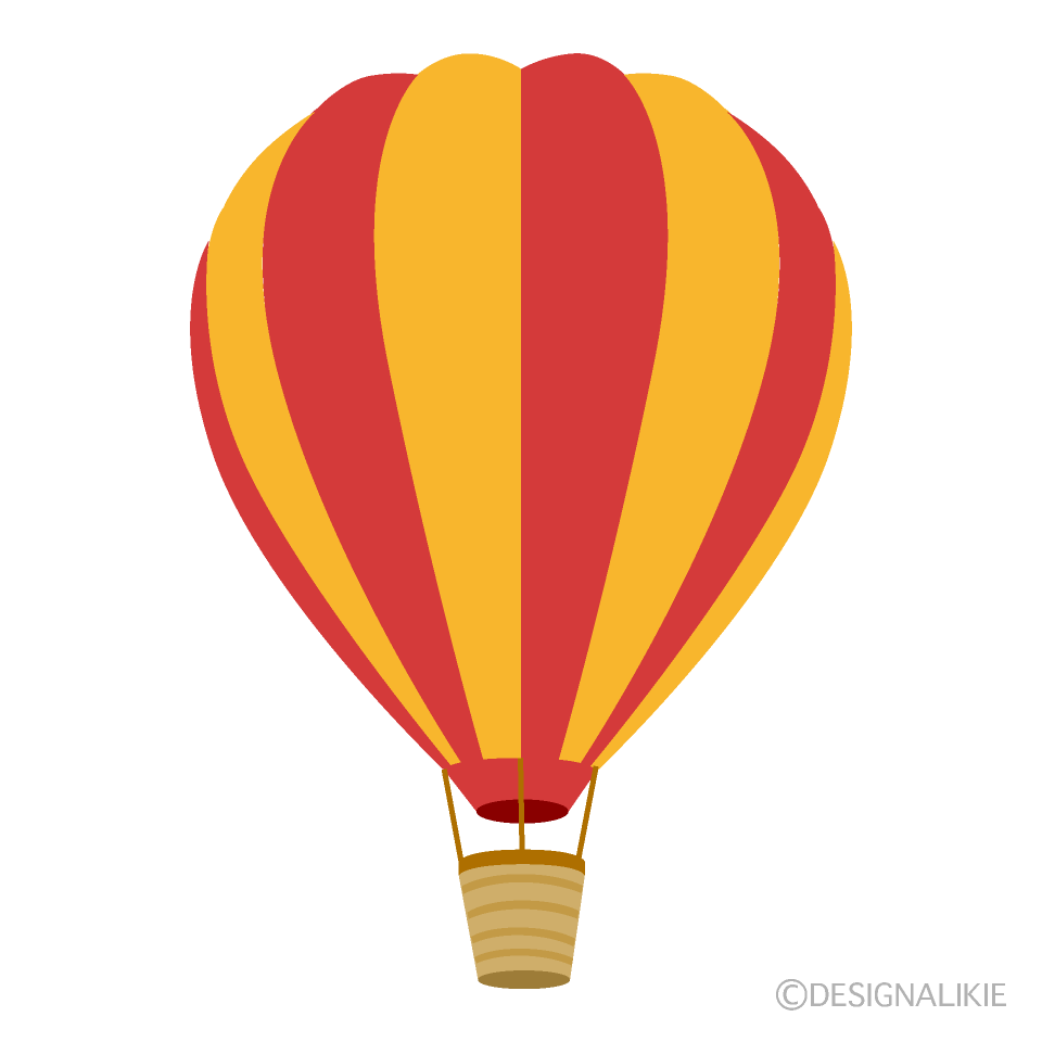 Red and Orange Hot Air Balloon