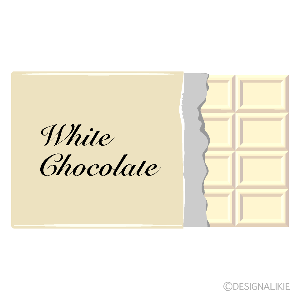White Chocolate Clip Art Free PNG Image｜Illustoon
