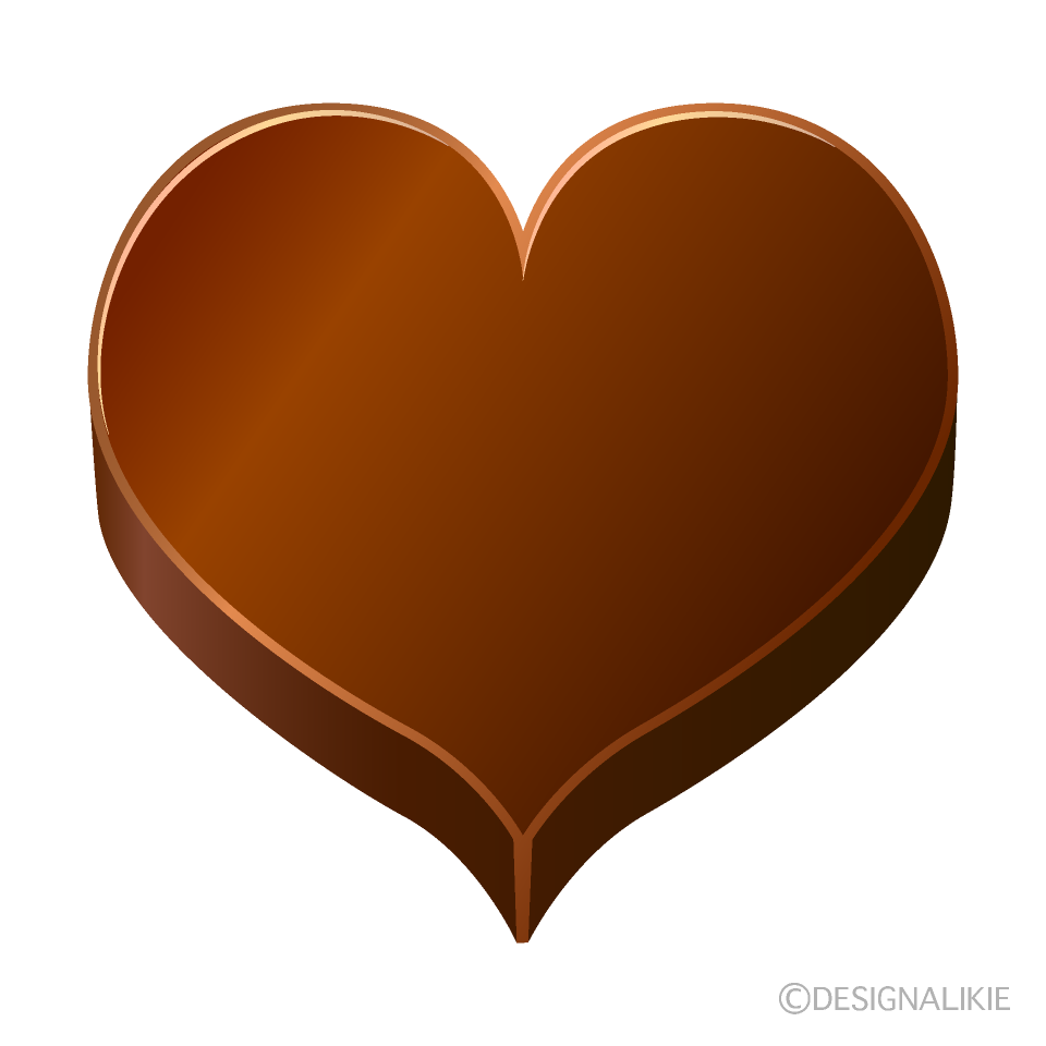 Heart Chocolate Clip Art Free PNG Image｜Illustoon