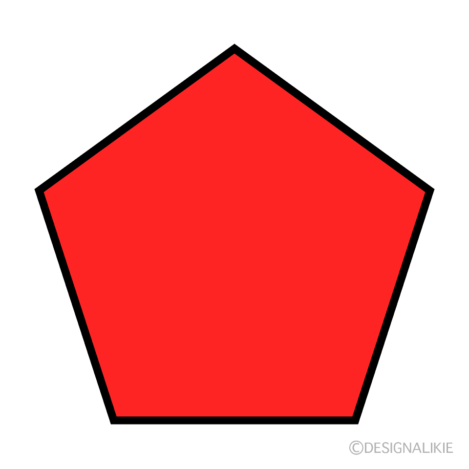 Pentagon Shape Clip Art Free PNG Image Illustoon